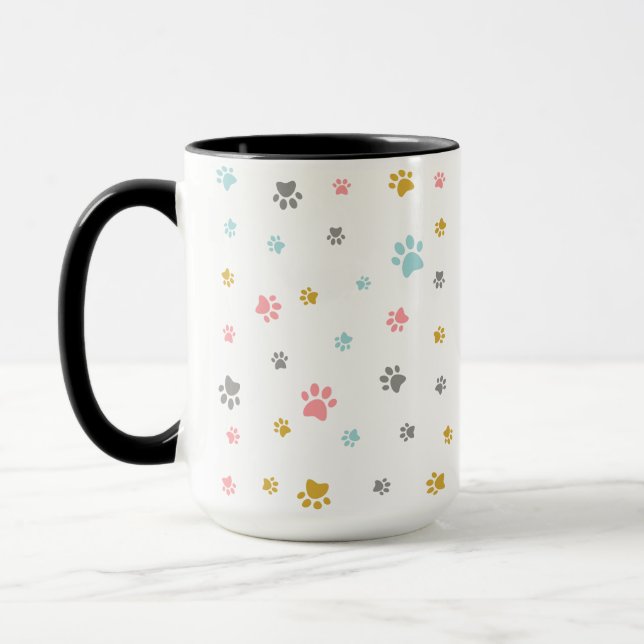 Cute cat Paws Mug (Left)