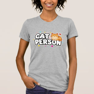 Cute Cat Person Animal Lover Women's T-Shirt