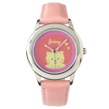 Cute Cat- Personalized Kids  Watch