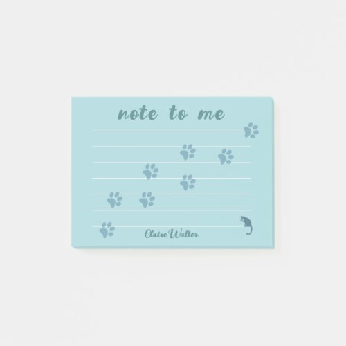 Cute Cat personalized  Post_it Notes