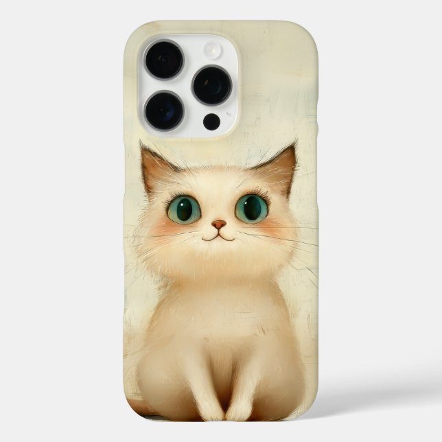Cute Cat Phone Case (Back)