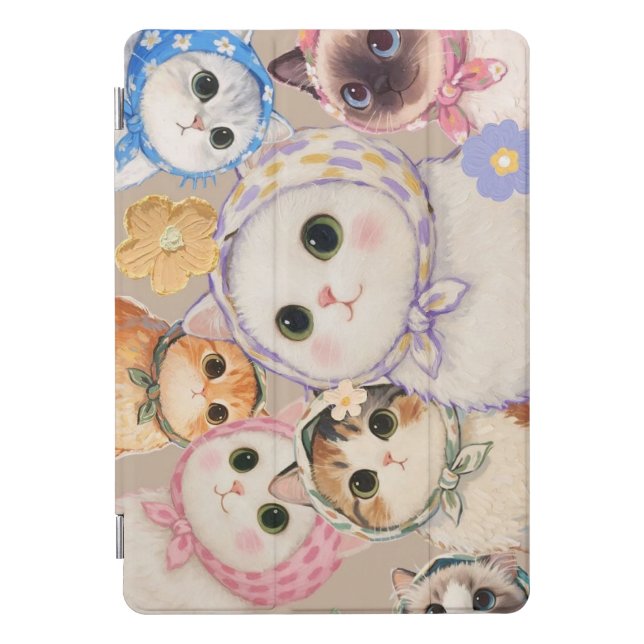 Cute Cat Phone Case Kawaii Kitten Aesthetic (Front)
