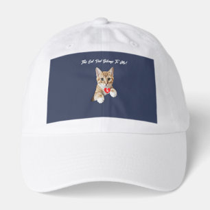 Cute Cat Photo Humor Quote Hat