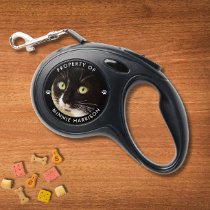 Cute Cat Photo Retractable Pet Leash