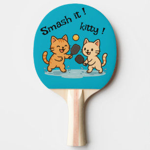 Cute Cat Pickleball Ping Pong Paddle