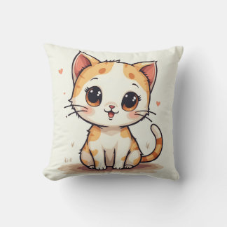 cute cat pillow