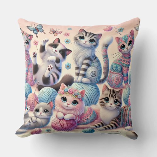 Cute Cat Pillow