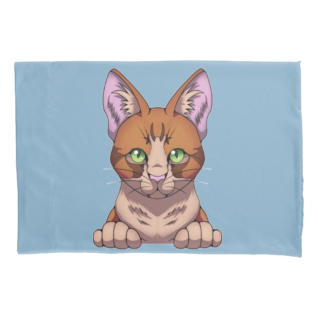 Cute Cat Pillow Case (Front)