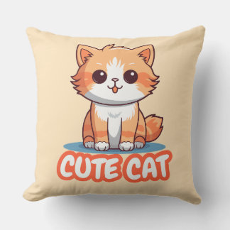 cute cat pillow case 