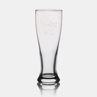 cute Cat Pilsner Glass