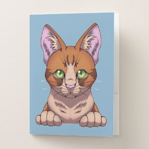 Cute Cat Pocket Folder