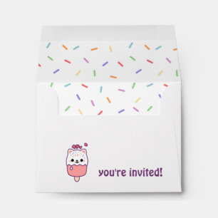 Cute Cat Popsicle Envelope