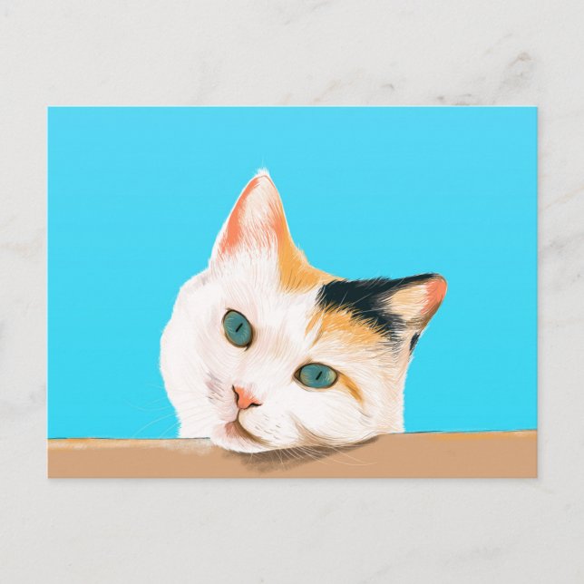 Cute Cat Postcard (Front)