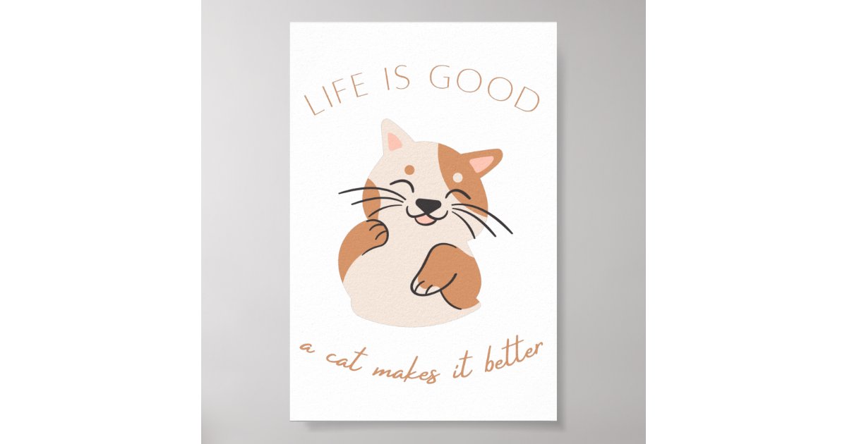 Cute Cat Poster