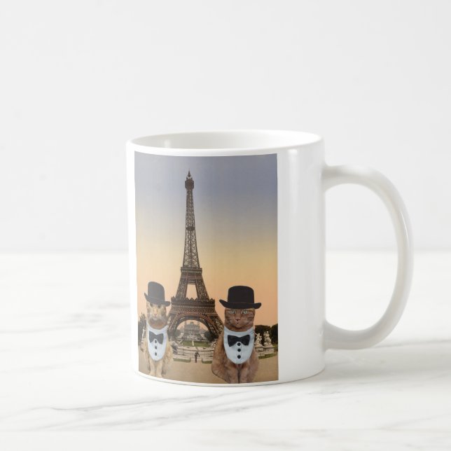 Cute Cat Save the Date Mug (Right)