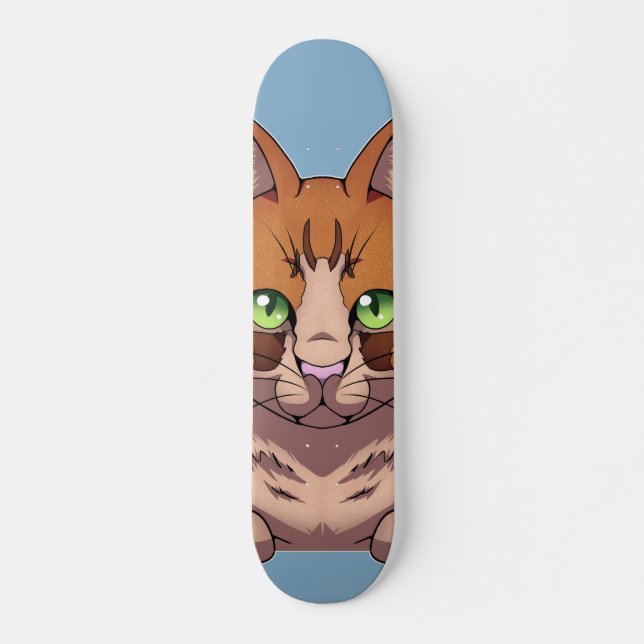 Cute Cat Skateboard (Front)