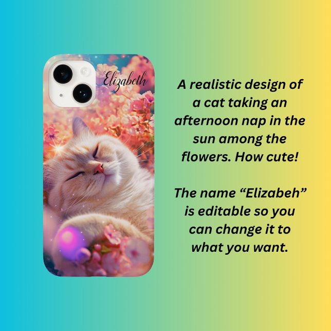 Cute cat sleeping  Case-Mate iPhone case (Creator Uploaded)