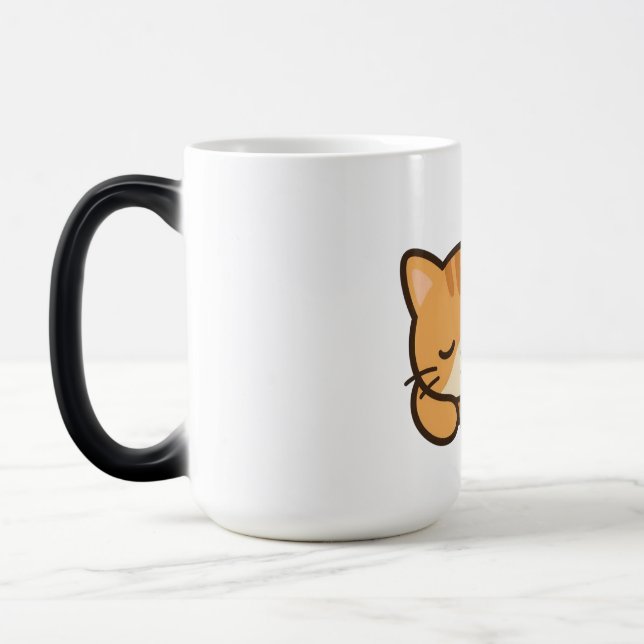  Cute cat sleeping Mug (Left)
