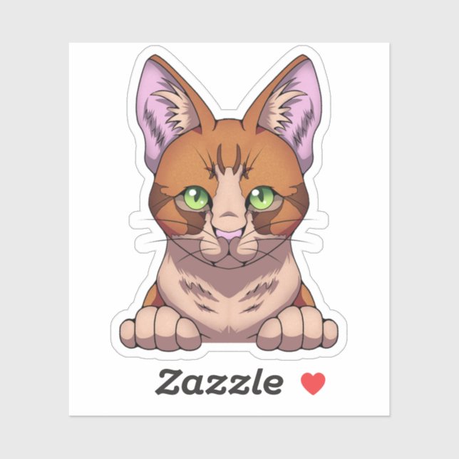 Cute Cat Sticker (Sheet)