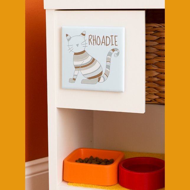 Cute Cat Striped Kitty  Magnet (Creator Uploaded)