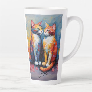 Cute Cat Stylish Animal Cat Latte Coffee Mug