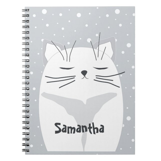Cute cat, symbol of 2023. notebook (Front)