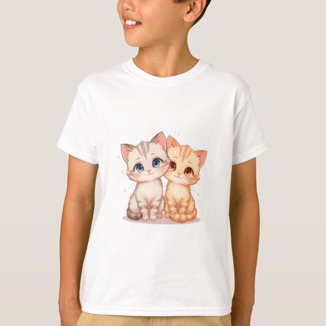 Cute Cat T-Shirt (Front)