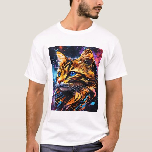 Cute cat t_shirt