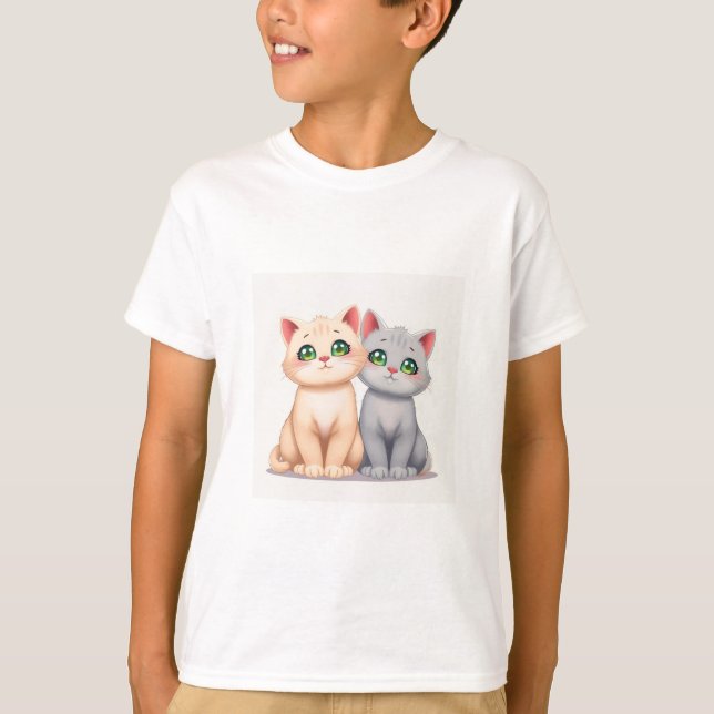 Cute Cat T-Shirt (Front)