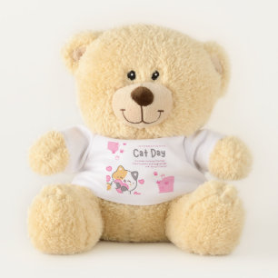 CUTE CAT TEDDY BEAR
