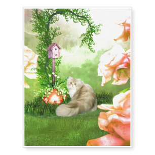 Cute cat temporary tattoos