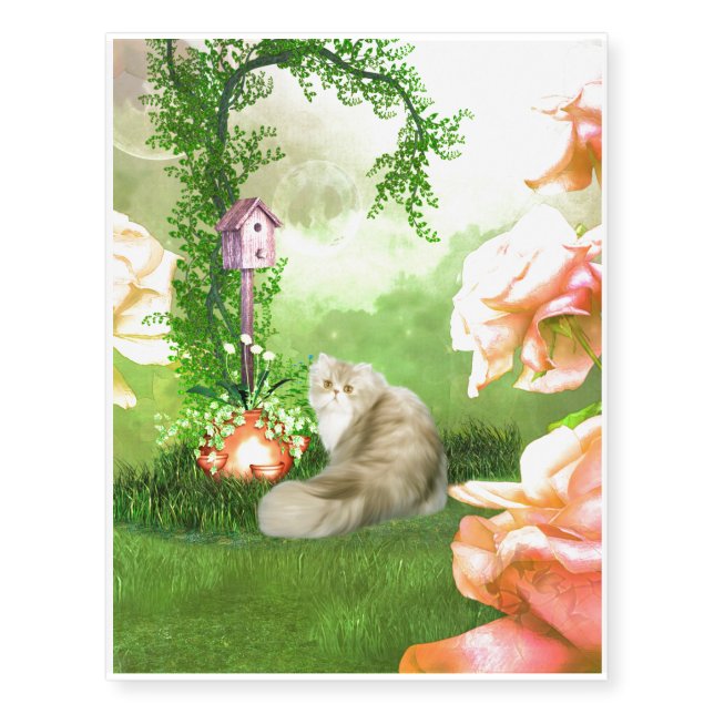 Cute cat temporary tattoos (Front)