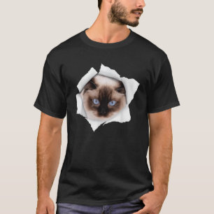 Cute Cat Torn Ragdoll Cat T-Shirt