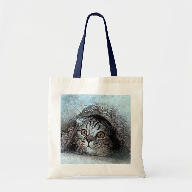 Cute Cat Tote Bag (Front)