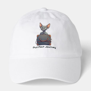 Cute Cat Traveler – Gift for Cat Lovers Hat