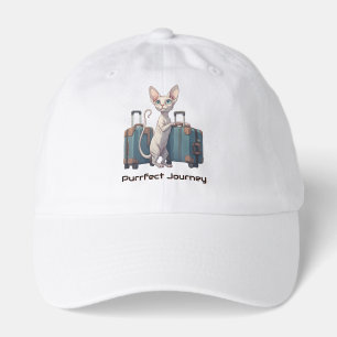 Cute Cat Traveler – Gift for Cat Lovers Hat