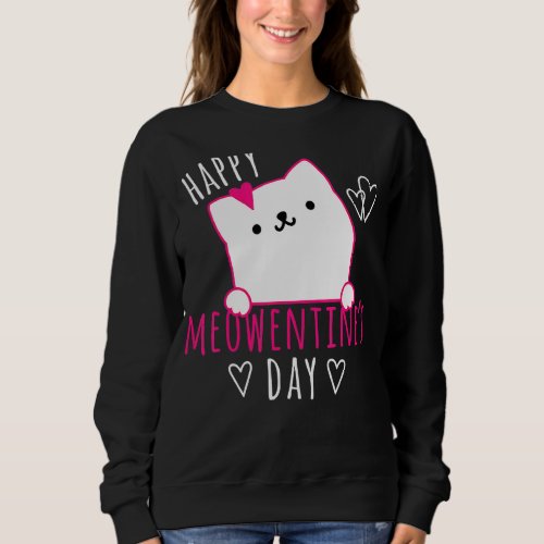 Cute Cat Valentines Day Shirt For Girls Kitty Quot