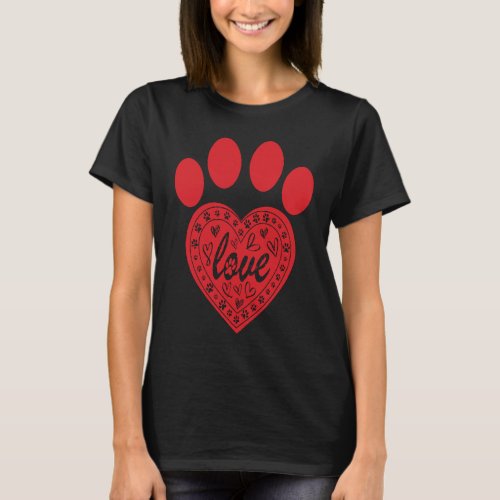 Cute Cat Valentines Heart Graphic Cat Mom Cat Dad  T_Shirt