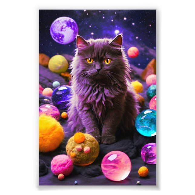 Cute Cat Wall Art  Decor (Front)