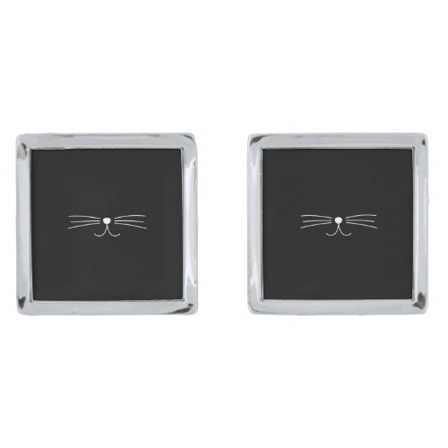 Cute Cat Whiskers Cufflinks