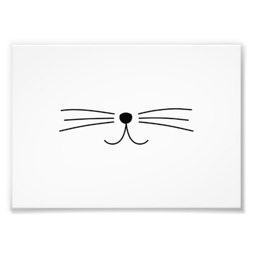 Cute Cat Whiskers Photo Print