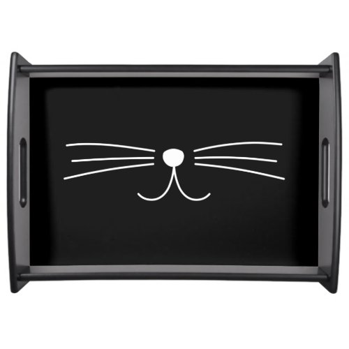 Cute Cat Whiskers Serving Tray
