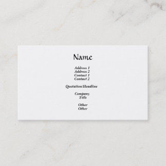Cute Cat With Crown Business Card