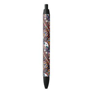 Cute Cat with Traditional Pattern Charm Pen