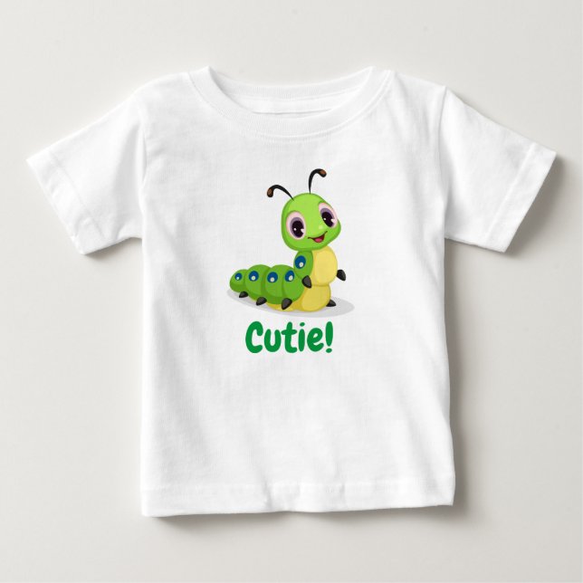 Cute Caterpillar Baby T-Shirt (Front)