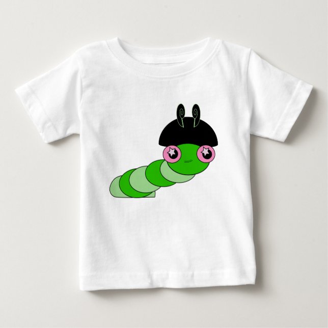 Cute Caterpillar Baby T-Shirt (Front)