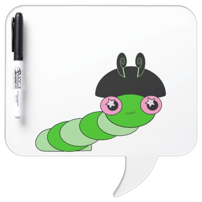 Cute Caterpillar Dry-Erase Board (Front)