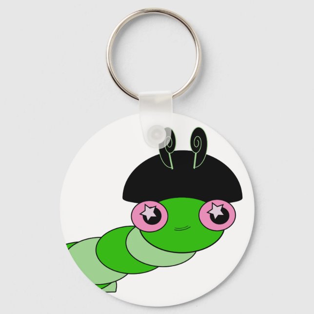 Cute Caterpillar Keychain (Front)
