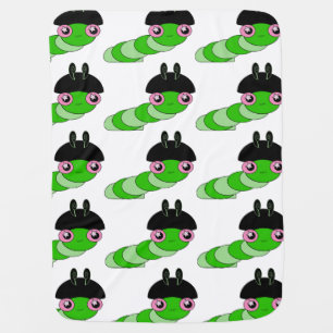 Cute Caterpillar Stroller Blanket