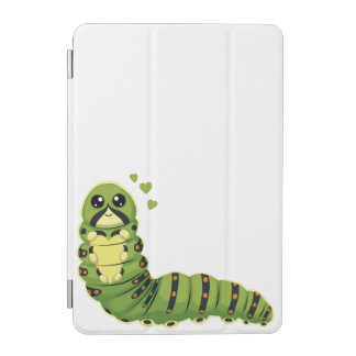 Cute Caterpillar with Hearts iPad Mini Cover
